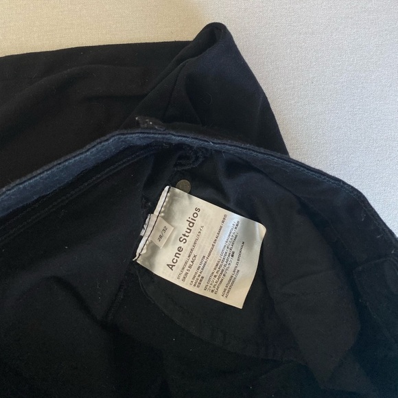 Acne Studios Skin 5 Jeans in Black - Picture 2 of 5